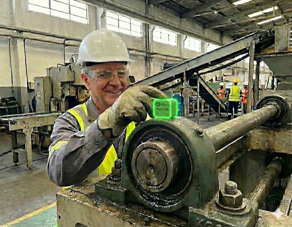 NeonVib instalado em máquina